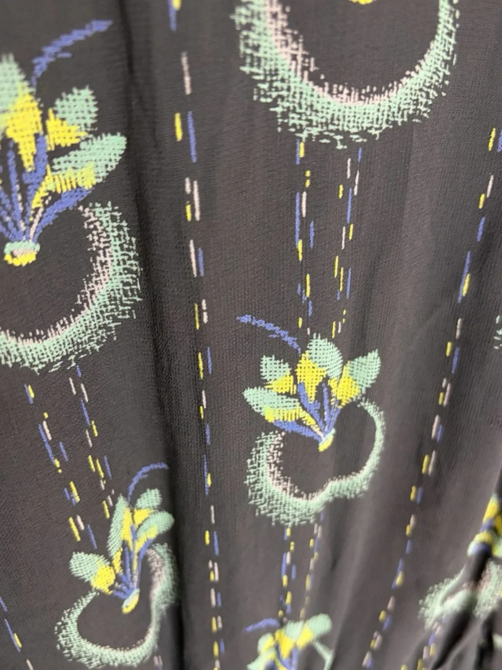 Free People Wild Horses Peacock Print mini dress small